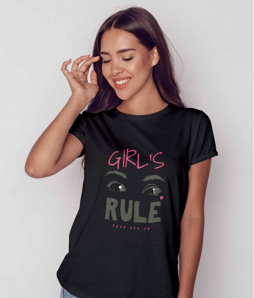 Дамска тениска с щампа Арт Girls Rule
